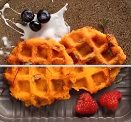 Вафли морковь, курага