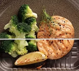 Медальон лосось