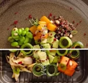 Боул киноа, батат, авокадо